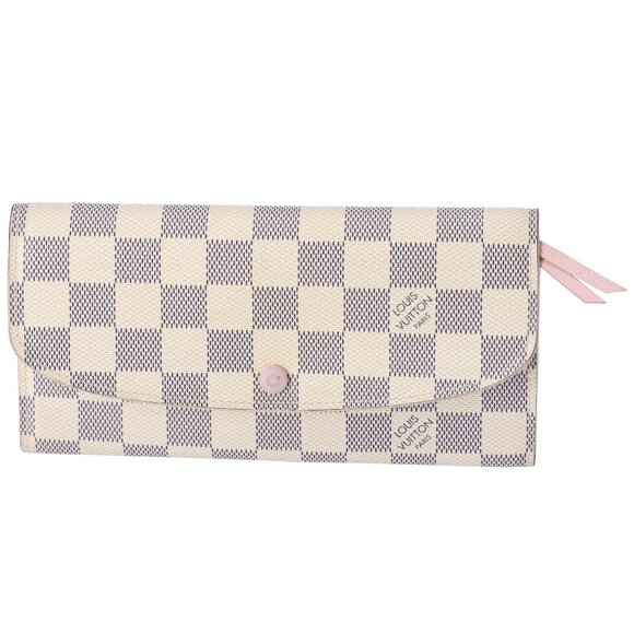 Louis Vuitton Emilie Envelope Wallet Damier Azur Canvas - Picture 1 of 6